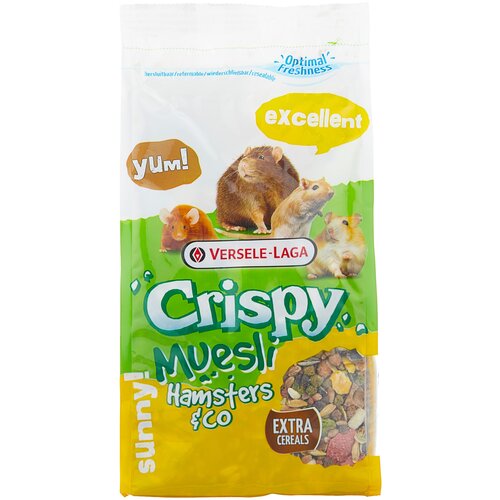 Корм для хомяков, крыс и мышей Versele-Laga Crispy Muesli Hamsters & Co , 400 г фото