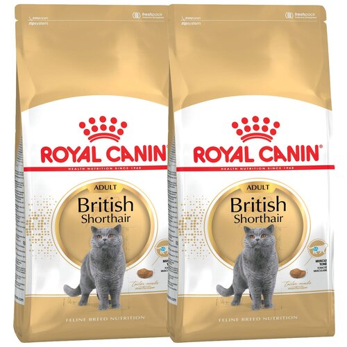 Сухой корм для кошек Royal Canin для британских короткошерстных 2 уп. х 2 шт. х 10000 г фото