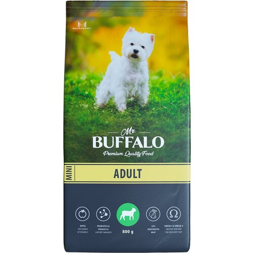 Сухой корм для собак Mr.BUFFALO Adult Mini с ягненком 1 уп. х 1 шт. х 800 г фото