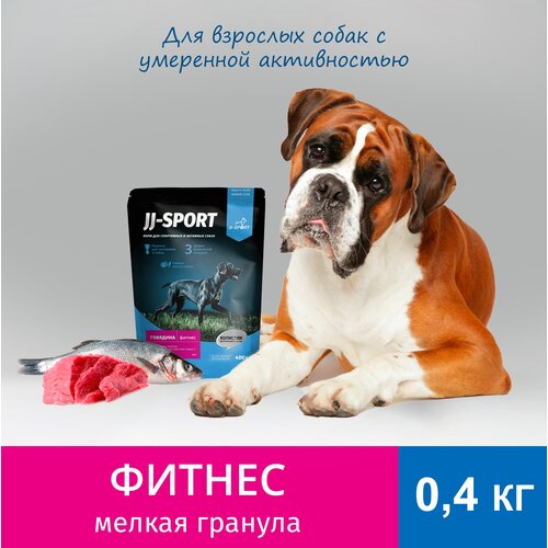 JJ-SPORT Живая Сила Сухой корм для взрослых собак 