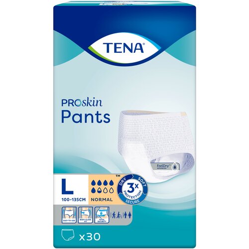 Подгузники-трусы для взрослых TENA Pants Normal, L, 30 шт. фото