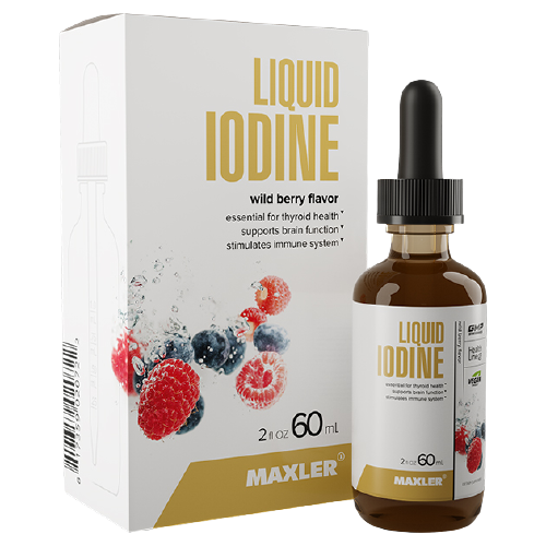 MAXLER Liquid Iodine фл., 60 г, лесные ягоды фото