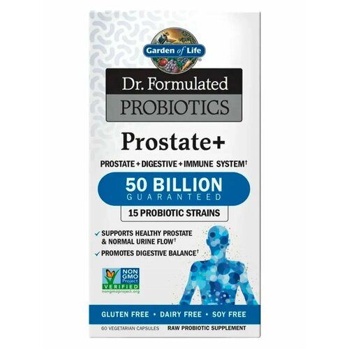 Пробиотики для простаты Prostate+ 60 вегитарианских капсул фото