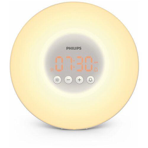 Световой будильник Philips Wake-up Light HF3500/01, белый/серый фото