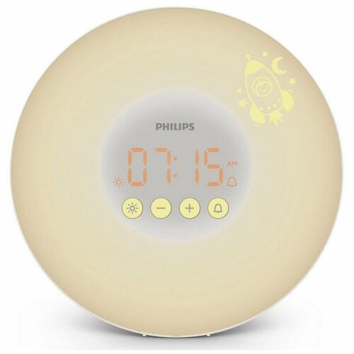 Световой будильник Philips Wake-up Light Kids HF3503/01, белый фото