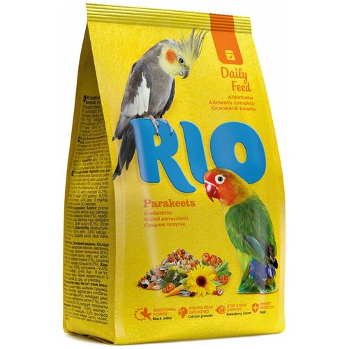 RIO корм Daily feed для средних попугаев, 500 г фото