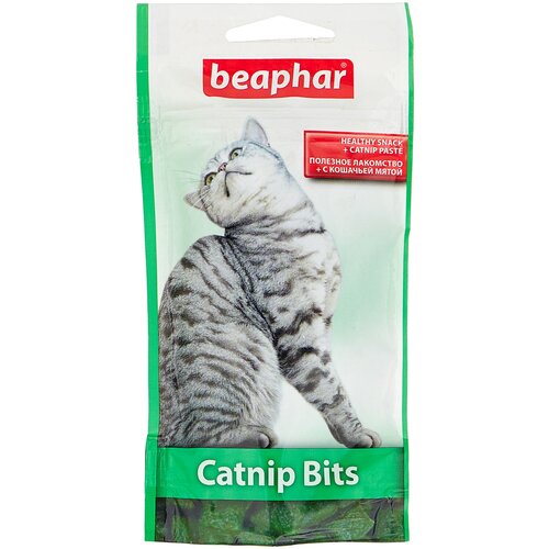 Лакомство для кошек  Beaphar Catnip Bits, 35 г мята фото