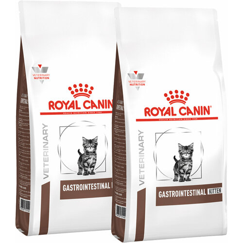 Сухой корм ROYAL CANIN GASTROINTESTINAL KITTEN для котят при заболеваниях желудочно-кишечного тракта (2 + 2 кг) фото