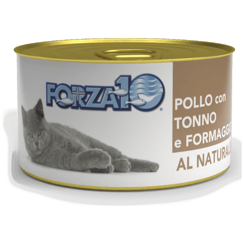 Влажный корм для кошек Forza10 Al Naturale Курица с тунцом и сыром 24 шт. х 75 г (кусочки в желе) фото