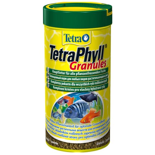 Сухой корм  для  рыб Tetra Phyll Granules, 250 мл, 90 г фото