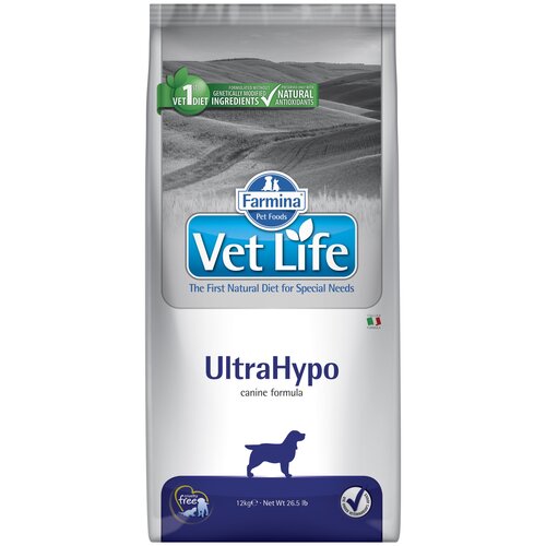 Сухой корм для собак Farmina Vet Life UltraHypo 1 уп. х 1 шт. х 12000 г фото