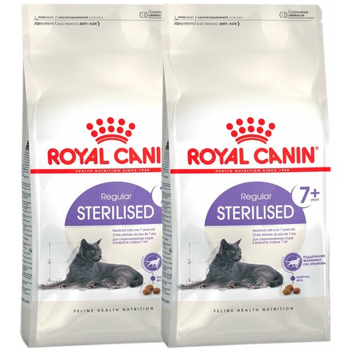 Сухой корм для стерилизованных пожилых кошек Royal Canin старше 7 лет 2 шт. х 400 г фото