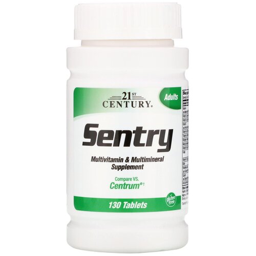 Таблетки 21st Century Sentry Multivitamin & Multimineral Supplement, 120 г, 130 шт. фото