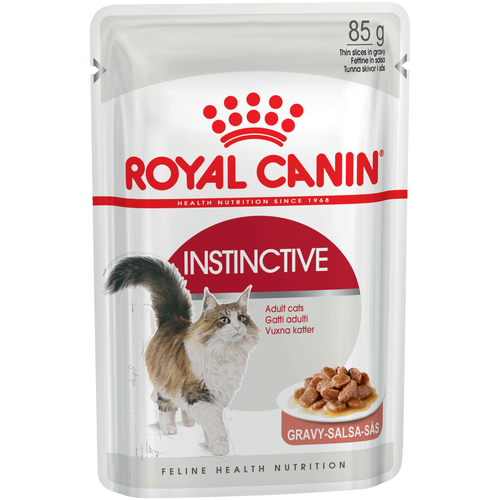 Влажный корм для кошек Royal Canin Instinctive, профилактика избыточного веса, профилактика МКБ 85 г (кусочки в желе) фото