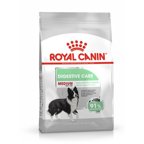 ROYAL CANIN MEDIUM DIGESTIVE CARE 3 кг сухой корм для взрослых и стареющих собак средних размеров с чувствительным пищеварением 3 шт фото