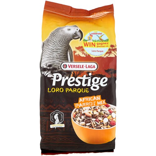 Versele-Laga корм Prestige PREMIUM Loro Parque African Parrot Mix для крупных попугаев, 2.5кг фото