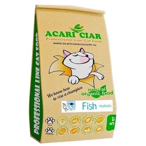 Сухой корм для взрослых кошек ACARI CIAR A Cat Fish с филе тунца 5000 г (мини-филе) фото