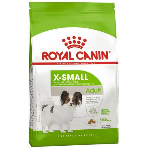 ROYAL CANIN X-SMALL ADULT 500 г сухой корм для собак миниатюрных размеров от 10 месяцев до 8 лет 5 шт фото