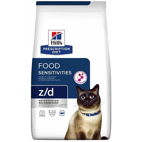 Сухой корм для кошек Hill's z/d Food Sensitivities при пищевой аллергии, 3 кг фото