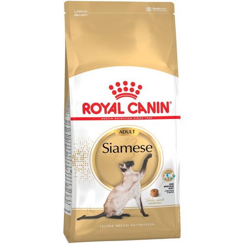 Сухой корм для кошек Royal Canin Siamese Adult для взрослых сиамских кошек от 1 года до 12 лет 2 шт. х 400 г фото