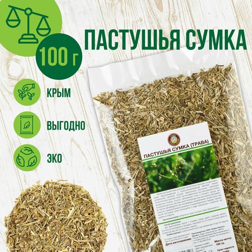 Пастушья сумка сушеная трава, 100г фото