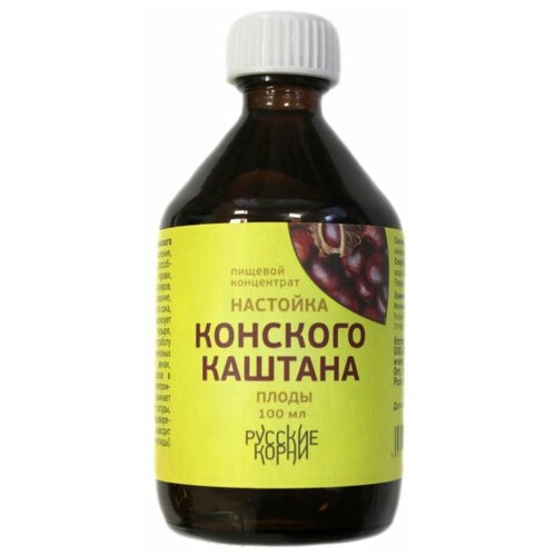 Настойка Русские корни Конского каштана, 150 г, 100 мл фото