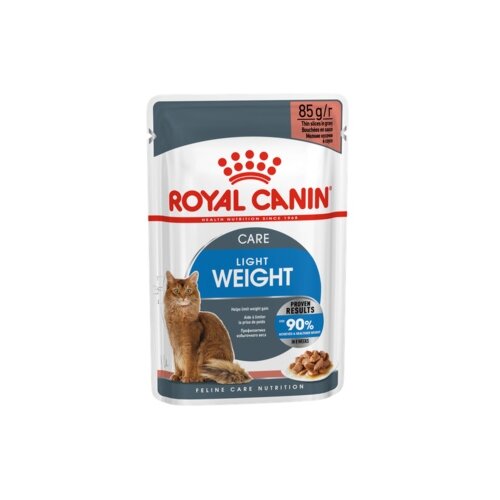 Влажный корм для кошек Royal Canin Light Weight, профилактика избыточного веса 6 шт. х 85 г (кусочки в соусе) фото