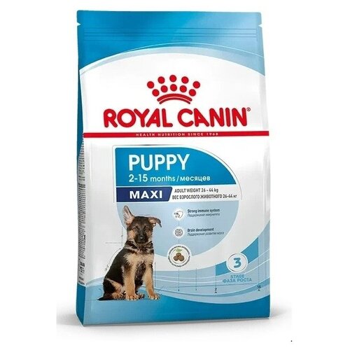 Royal Canin Maxi Puppy для щенков крупных пород Курица, 3 кг. фото