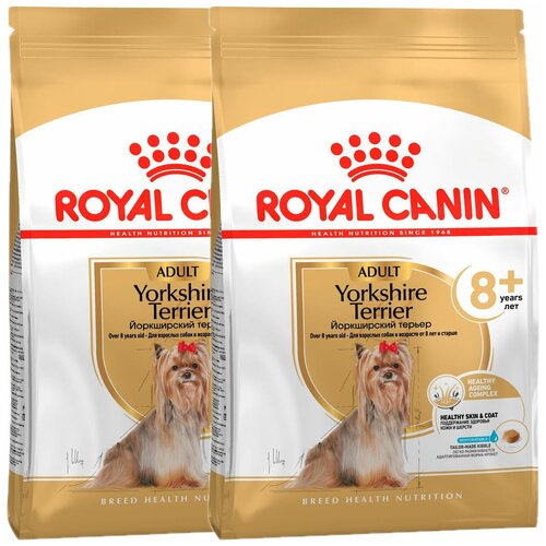 ROYAL CANIN YORKSHIRE TERRIER ADULT 8+ для пожилых собак йоркширский терьер старше 8 лет (1,5 + 1,5 кг) фото