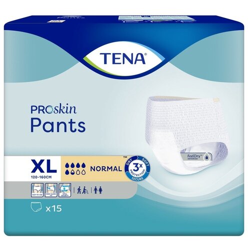 Подгузники-трусы для взрослых Tena Pants Normal XL, 15 шт фото