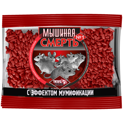 Средство Тигард Мышиная смерть № 1 100г, пакет, 0.1 кг фото