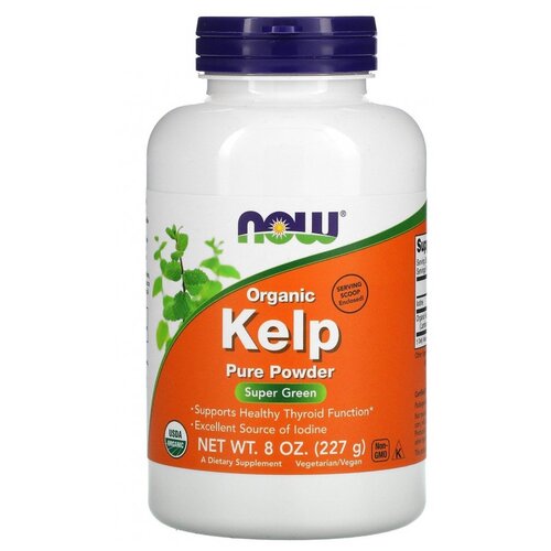 Порошок NOW Kelp Pure Powder, 227 г, 227 мл фото