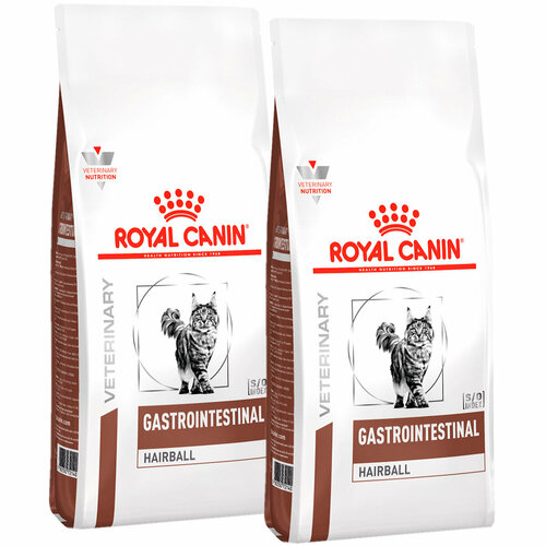 ROYAL CANIN GASTROINTESTINAL для взрослых кошек при заболеваниях желудочно-кишечного тракта (0,4 + 0,4 кг) фото