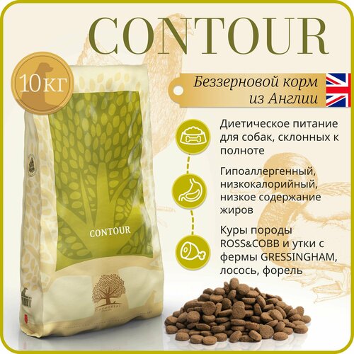 Корм сухой для кастрированных собак Essential CONTOUR 10 кг холистик без зерна, Англия фото