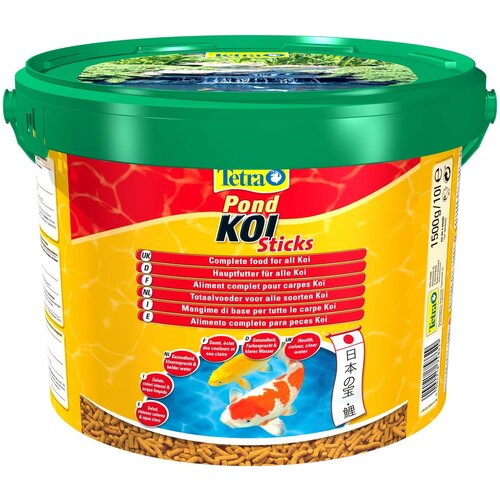 Сухой корм  для  рыб Tetra Pond Koi Sticks, 10 л, 1.5 кг фото