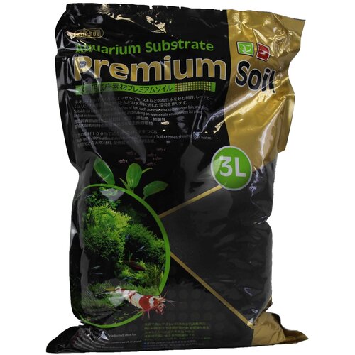 Грунт ISTA Aquarium Substrate Premium Soil 1.5-3.5 мм 3 л, 1.5-3.5 мм, 2.6 кг фото