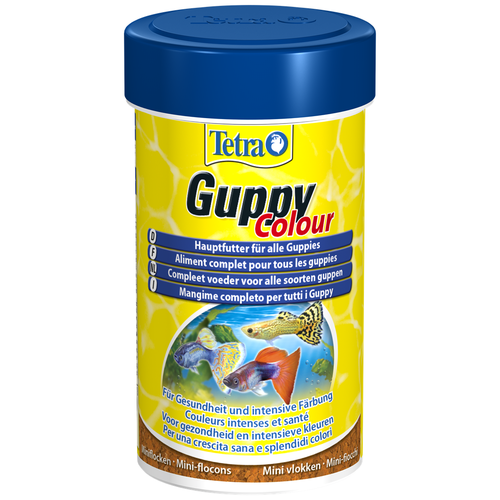 Сухой корм  для  рыб, рептилий, ракообразных Tetra Guppy Colour, 100 мл, 30 г фото