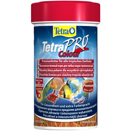 Сухой корм  для  рыб, ракообразных Tetra TetraPro Colour, 100 мл, 20 г фото