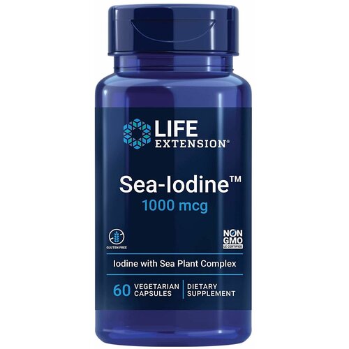 Sea-Iodine™ 1000 mcg, 60 vegetarian capsules фото