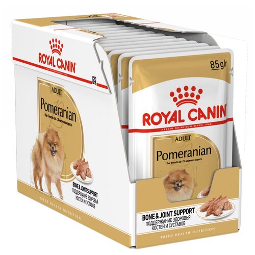 корм для собак Royal Canin породы Померанский шпиц (паштет) 1 уп. х 12 шт. х 85 г фото