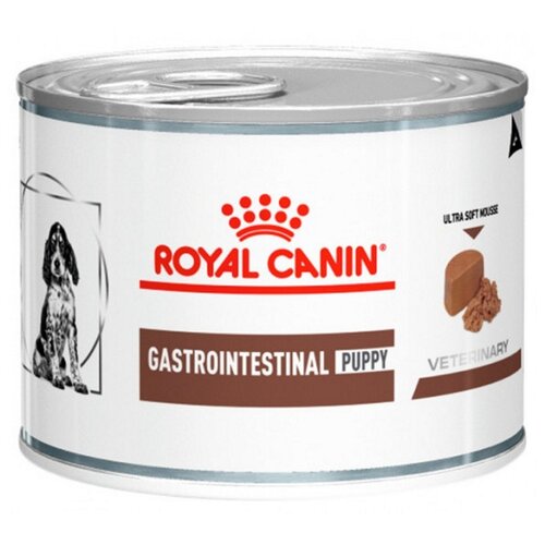 Влажный корм для щенков Royal Canin Gastro Intestinal, при болезнях ЖКТ 1 уп. х 1 шт. х 195 г фото