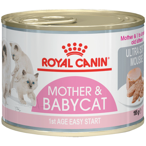 Влажный корм Royal Canin Mother & Babycat (Babycat Instinctive canned) 195 г (мусс) фото