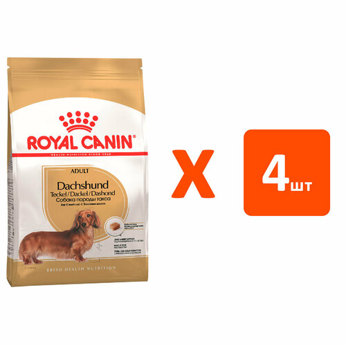 ROYAL CANIN DACHSHUND ADULT для взрослых собак такса 7,5 кг х 4 шт фото