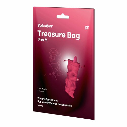 Розовый мешочек для хранения игрушек Treasure Bag M фото