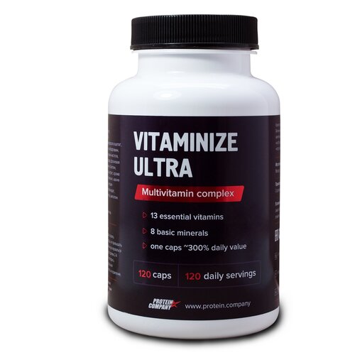 PROTEIN.COMPANY Vitaminize ultra Мультивитаминный комплекс, 100 г, 250 мл, 120 шт. фото