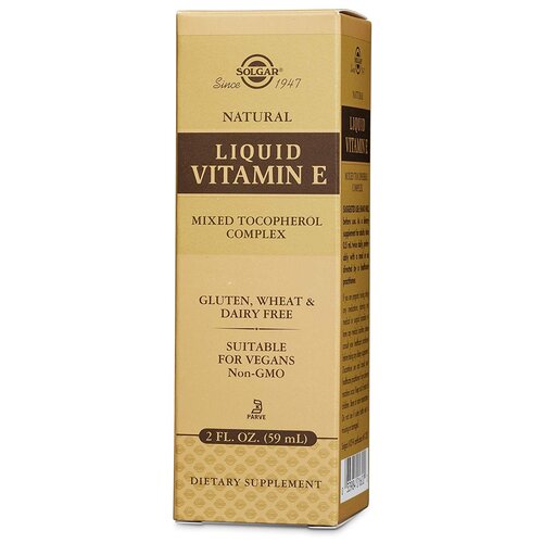 Solgar Liquid Vitamin E фл., 59 мл, 110 г фото