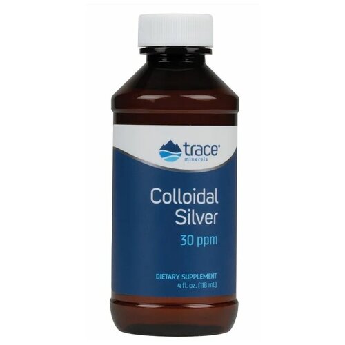 Trace Minerals Colloidal Silver 30 PPM (Коллоидное серебро 30 частей на миллион) 118 мл фото