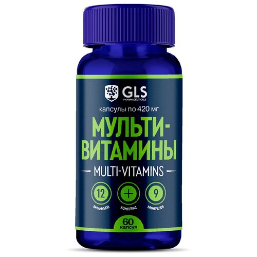 Мультивитамины GLS pharmaceuticals 12+9, 60 капс. фото