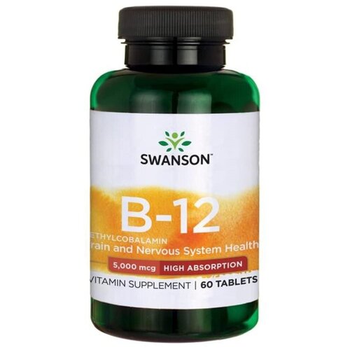 Swanson Vitamin B12 5000 мкг 60 таб (Swanson) фото