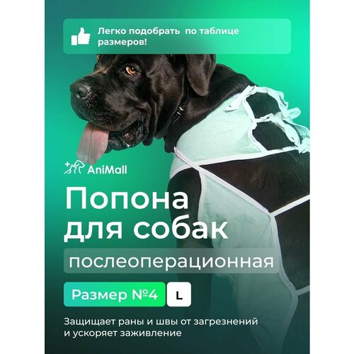 Попона для собак послеоперационная №4 AniMall фото